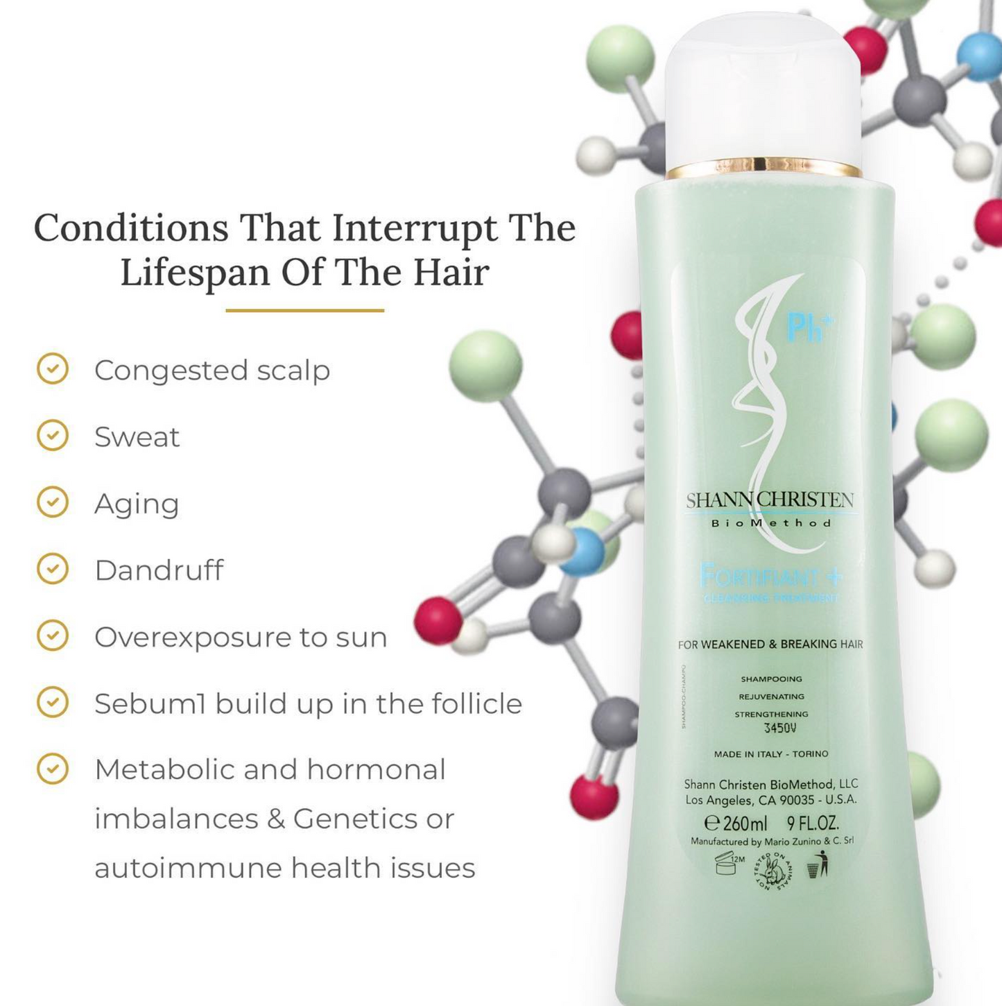 Bundle Fortifiant+ Cleansing Shampoo & Hydro Pro18 Conditioner